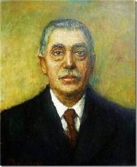 Portrait of Leon Mechelaere: Self-portrait